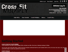 Tablet Screenshot of crossfitmultiply.com